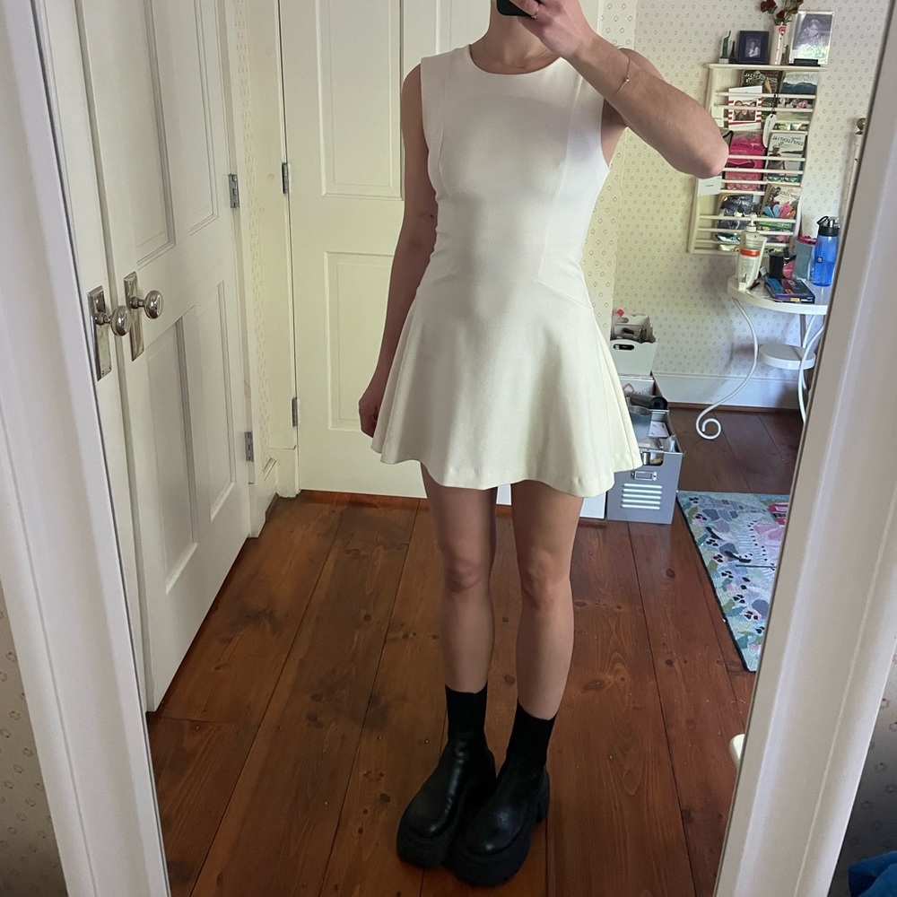 Free people white mini dress